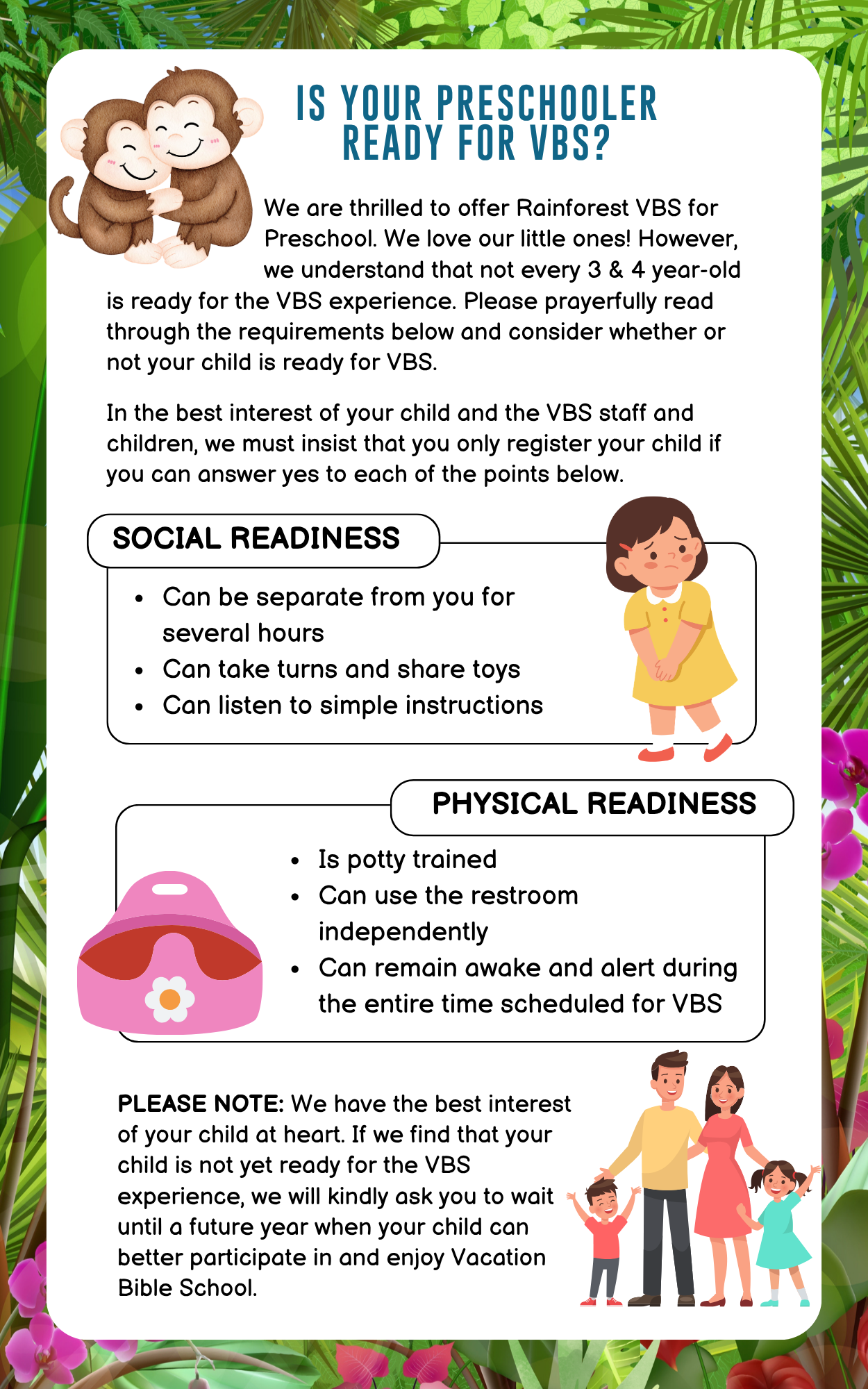 Preschooler Readiness